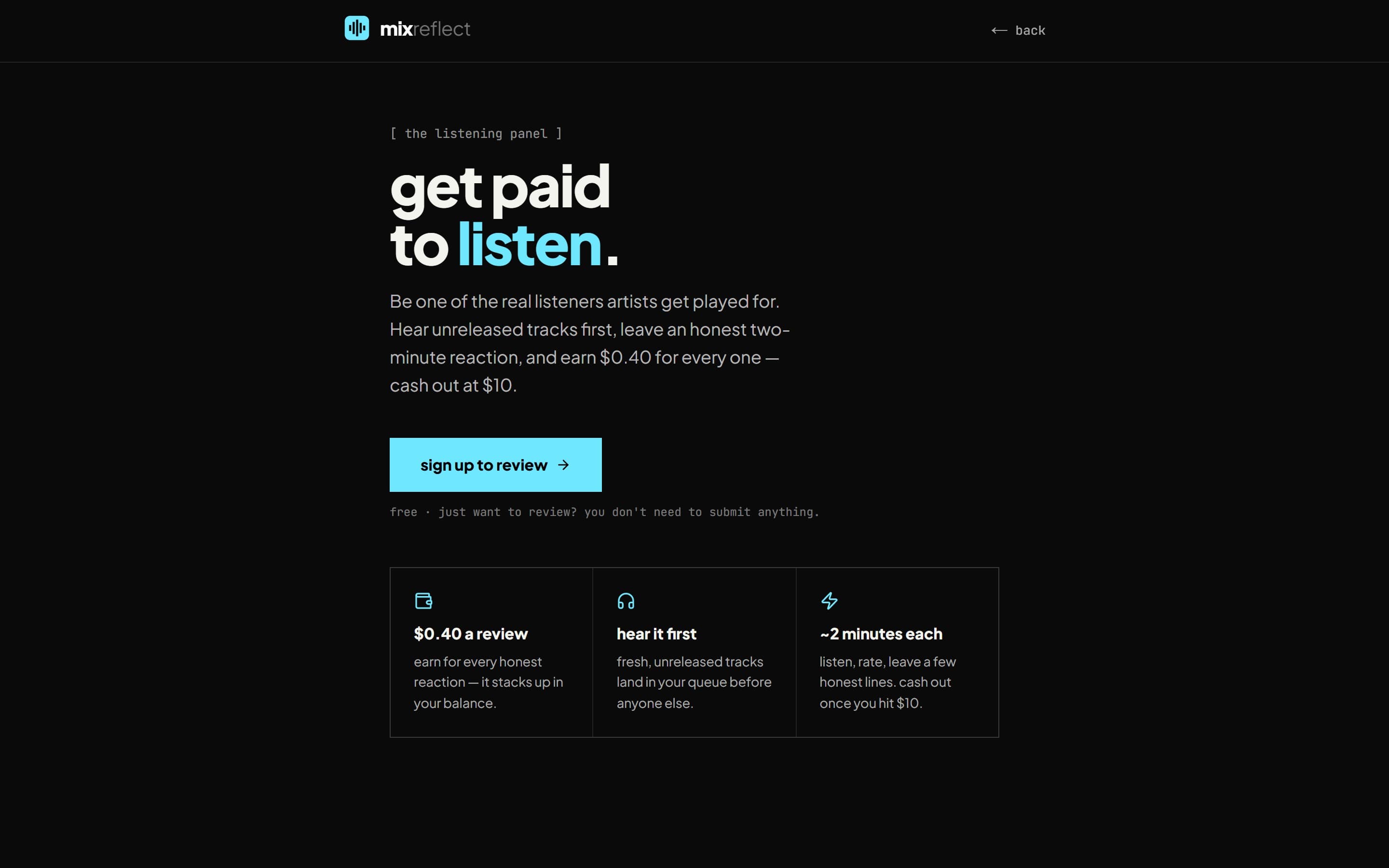Reviewer sign-up, the other side of the product